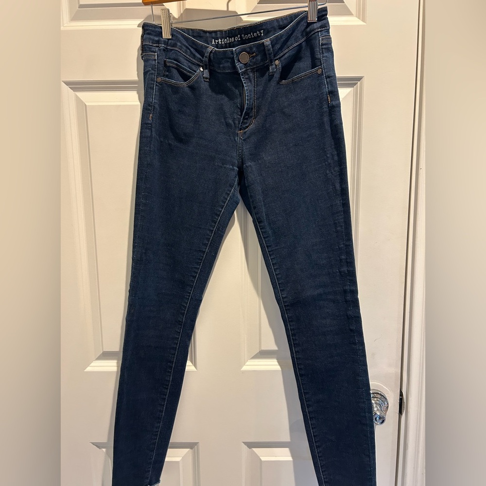 Articles of Society Dark Blue Skinny Jeans-27